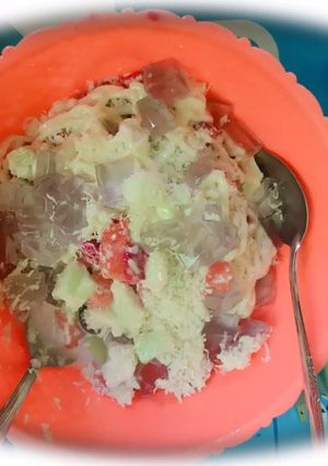 Foto resep Salad buah 🍏🍈🍉🥣🍧