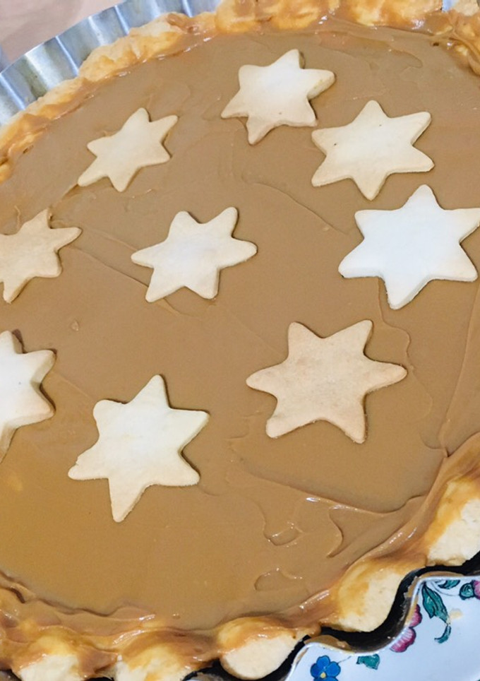 Una foto de Tarta de Dulce de Leche (Sin TACC/ Gluten Free)/ Celiaco: