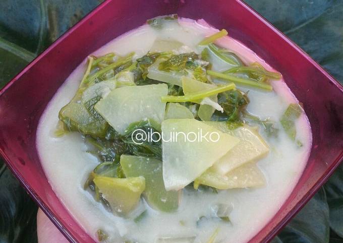 Bobor Bayam Labu Siam