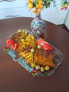 عکسی از دستور کوکوی لوبیا سبز