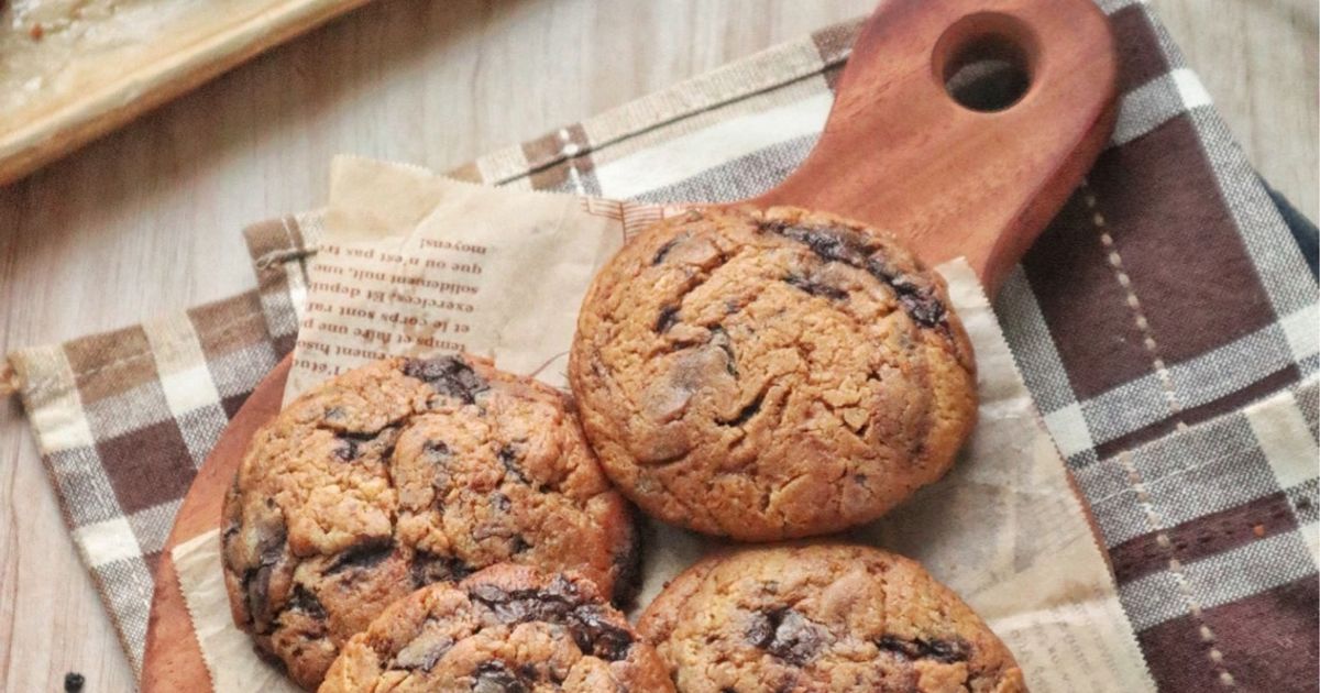 Chewy Choco Cookies dg margarin cair