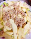 Củ niễng xào thịt bằm