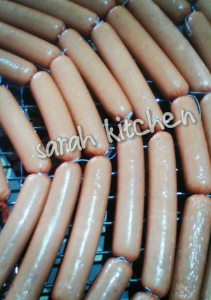 Foto resep Sosis ayam putih telur homemade