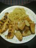 Marinated chicken tenders. Picky eater approved!