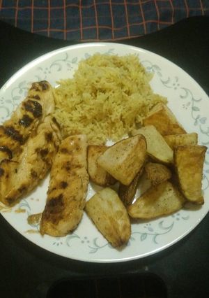 A picture of Marinated chicken tenders. Picky eater approved!.