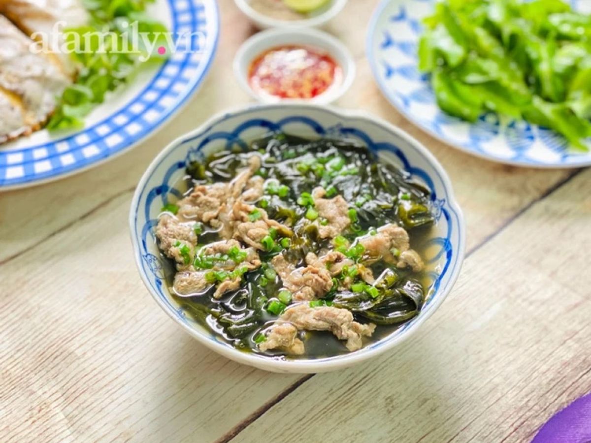 Canh Rong Biển Nấu Thịt Bò