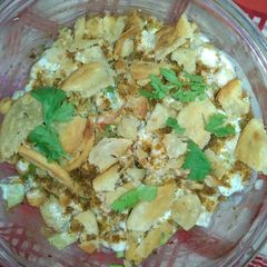 A picture of Papri chaat.
