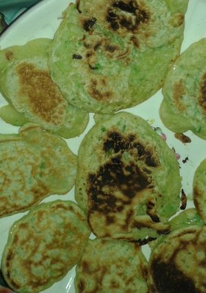 Фото Мясные кабачковые оладьи.