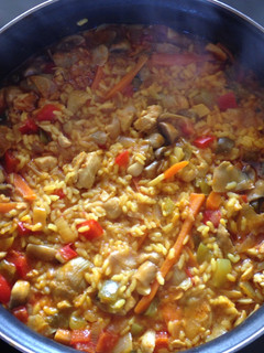 Una foto de Arroz con verduras