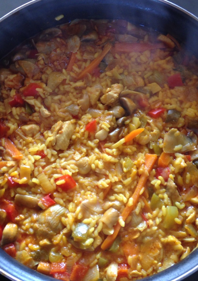 Una foto de Arroz con verduras