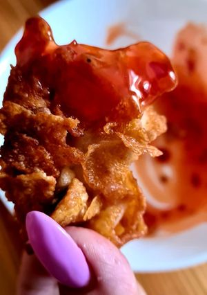 O poză a rețetei KFC picant (iute).
