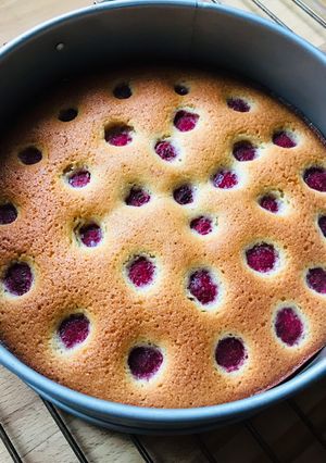 Une photo de Financier framboises