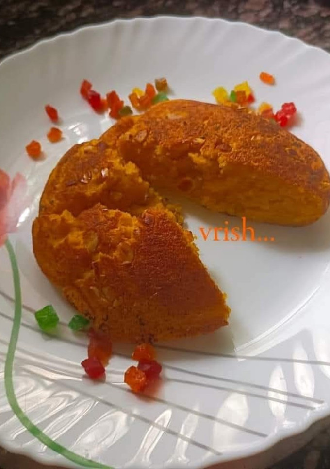 A picture of 🍁आंब्याचा केक🥭 मँगो केक 🍪.