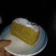 Torta de Ahuyama decorada con Bocadillo