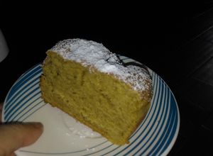 Una foto de Torta de Ahuyama decorada con Bocadillo