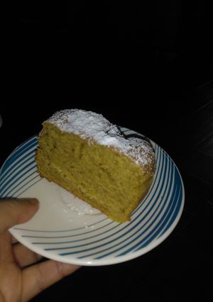 Una foto de Torta de Ahuyama decorada con Bocadillo