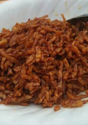 Foto resep Oreg tempe nasi uduk @dapur kurnia
