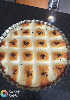 صورة لوصفة بسبوسة بالكريمة