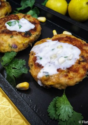 A picture of Sweet Potatoes Corn Cakes.