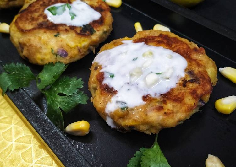 Sweet Potatoes Corn Cakes