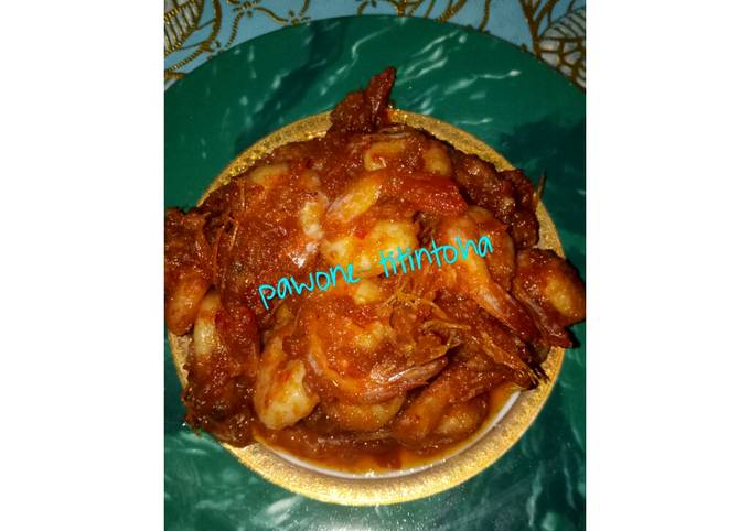 Udang goreng bumbu balado #BikinRamadanBerkesan