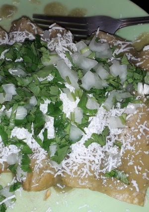 Una foto de Enchiladas verdes