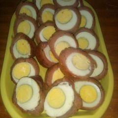 A picture of Scotch Eggs.