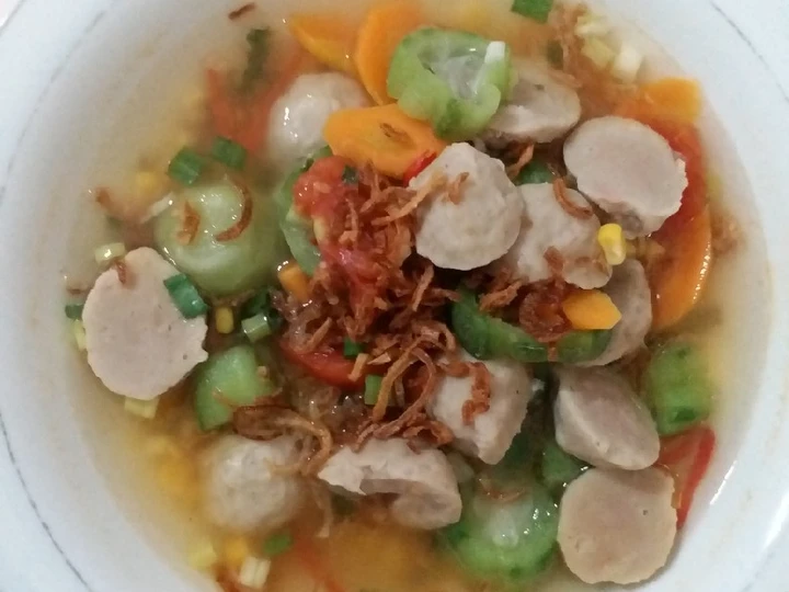 Langkah Mudah untuk Menyiapkan Resep Sop oyong pentol yang Bikin Ngiler Anti Ribet, Menggugah Selera