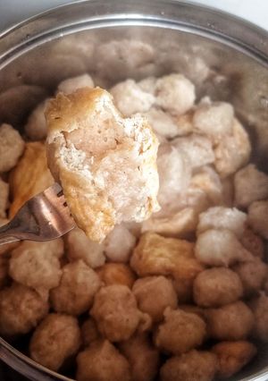 Foto resep Tahu bakso dan cilok ayam simple, hemat bahan