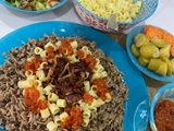 مجدرة بنكهة الكُشري