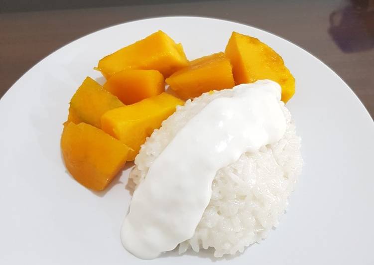 Langkah Mudah untuk Membuat Mango sticky rice, Sempurna