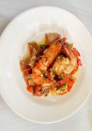 Foto resep Udang oseng Cabai bawang