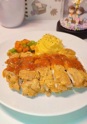 Foto resep Crispy Chicken Steak