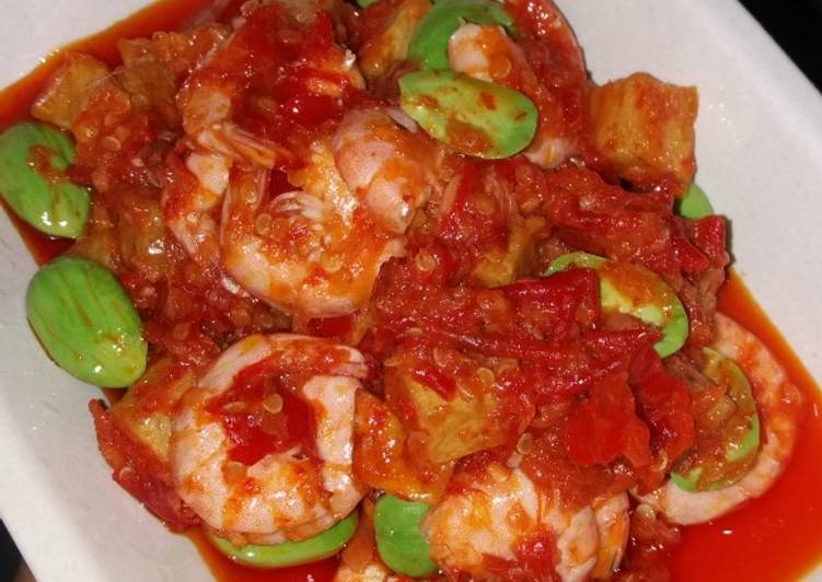 Resep Udang Pete Balado, Bikin Ngiler