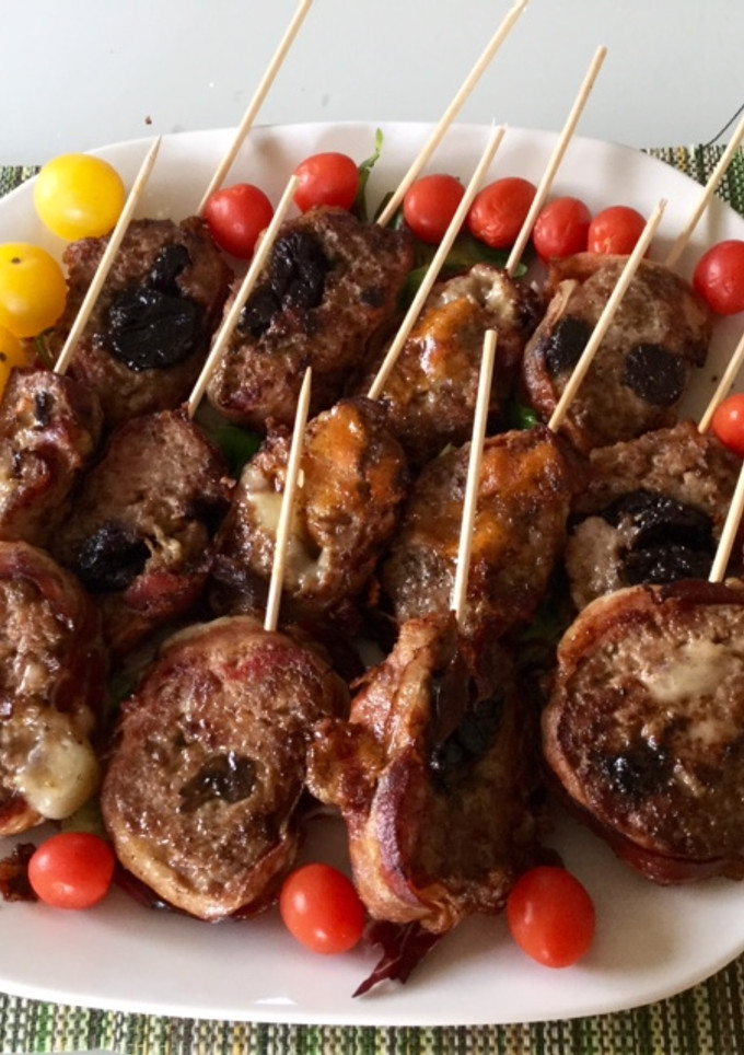 Una foto de Piruletas de carne