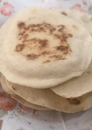 صورة لوصفة خبز عربي سهل