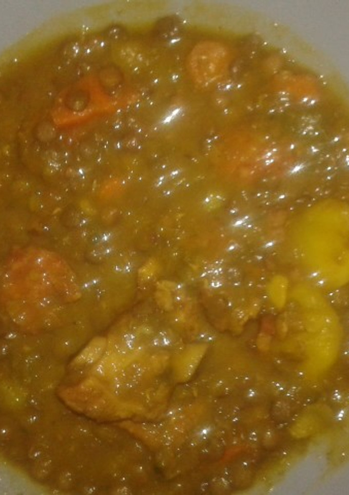 Una foto de Lentejas con costilla