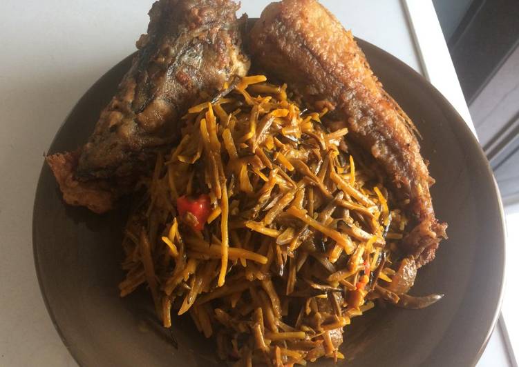 Recipe of Super Quick Homemade Ugba with fried fish