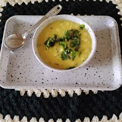 A picture of Chhashiya Bhat (Savoury Buttermilk Rice).