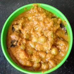 A picture of Batani gojju/ peas masala.