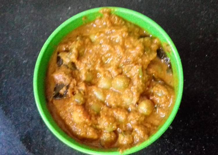 Recipe of Homemade Batani gojju/ peas masala