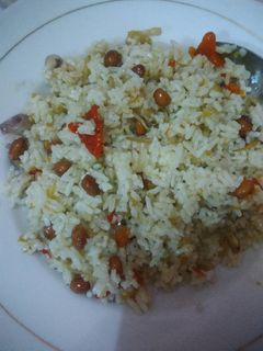 Foto resep Nasi goreng teri kacang pedassss