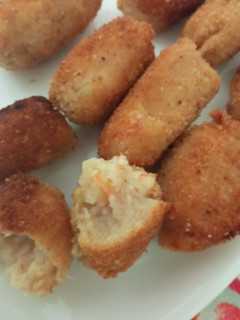 Una foto de Croquetas de gambas