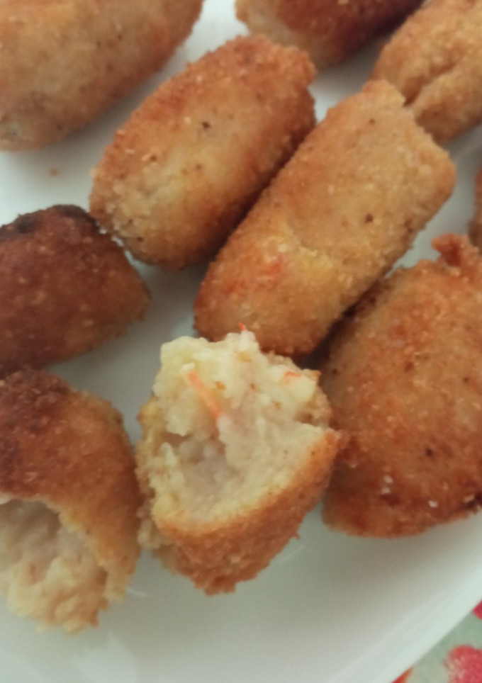 Una foto de Croquetas de gambas