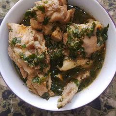 A picture of Chicken pepper soup.