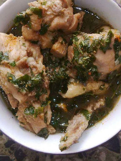 A picture of Chicken pepper soup.