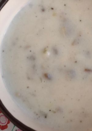 صورة لوصفة شوربة الفطر