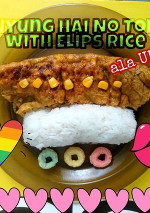 Foto resep Fuyung Hai No Tofu With Elips Rice ala UMNA