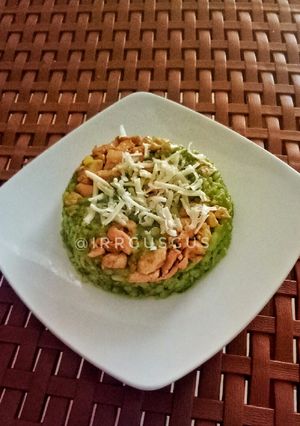 Foto resep Nasi Tim hijau kejuu - Mpasi 11m+