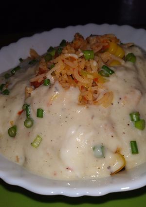 A picture of Cheese Rice Bowl.